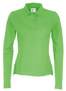 Koszulka polo Pique Long Sleeve Woman 141017 - Green