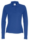 PIQUE LONG SLEEVE WOMAN – ROYAL BLUE