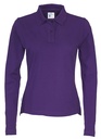Koszulka polo Pique Long Sleeve Woman 141017 - Purple