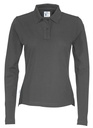 Koszulka polo Pique Long Sleeve Woman 141017 - Charcoal