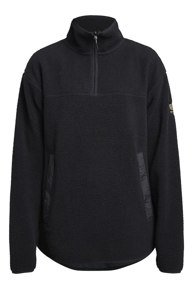 YOKE HALF ZIP WOMAN – BLACK