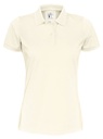 PIQUE POLO WOMAN – OFF-WHITE
