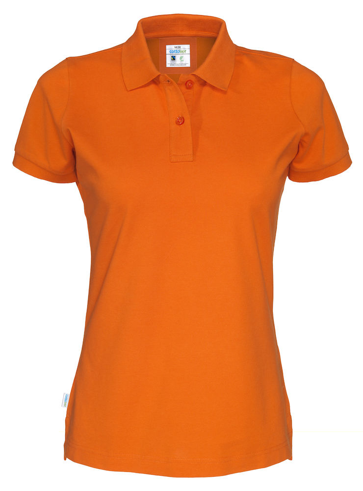 PIQUE POLO WOMAN – ORANGE