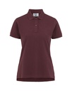 PIQUE POLO WOMAN – BURGUNDY