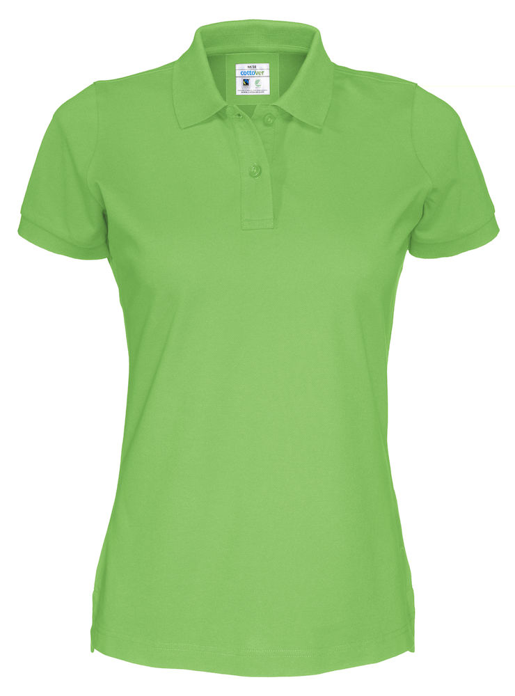 Koszulka polo Pique Woman 141005 - Green