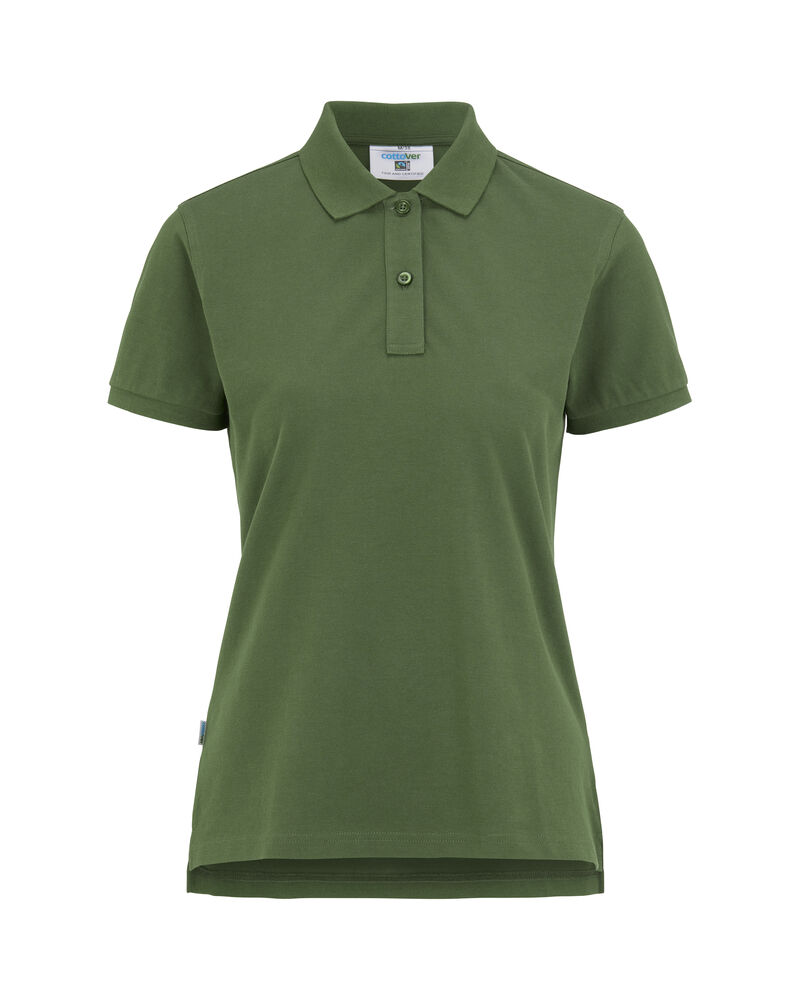 Koszulka polo Pique Woman 141005 - Dk Green