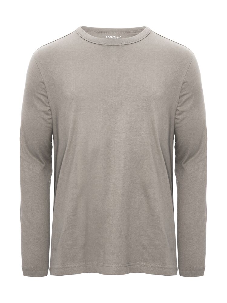 RELAXED T-SHIRT LS (GOTS) – DK SAND