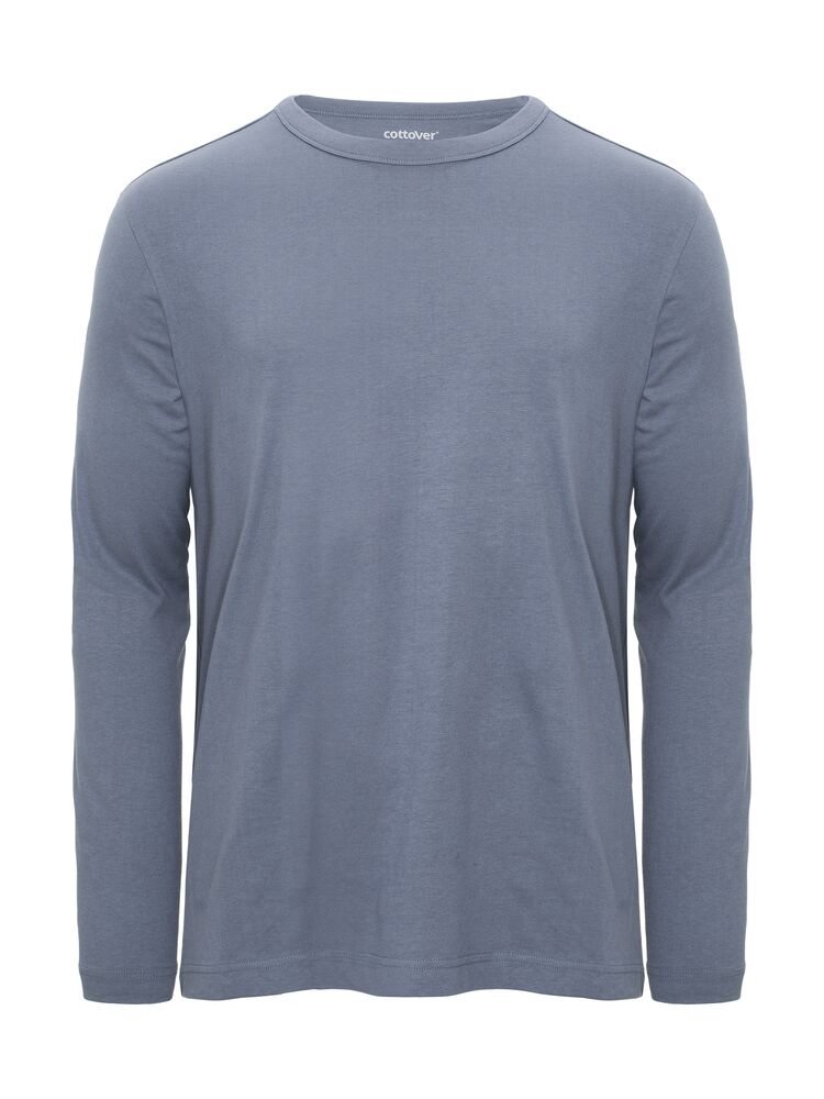 T-shirt Relaxed Ls (Gots) 141060 - Dusty Blue