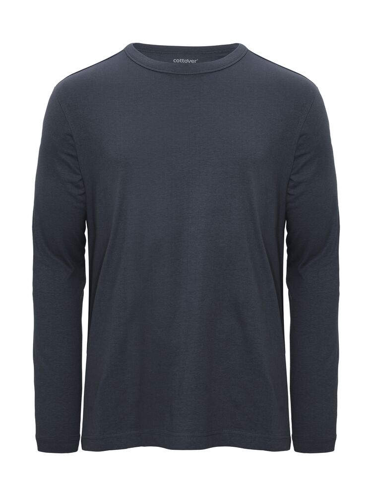 RELAXED T-SHIRT LS (GOTS) – NAVY