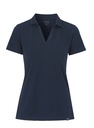 STRETCH PIQUE POLO WOMAN – NAVY