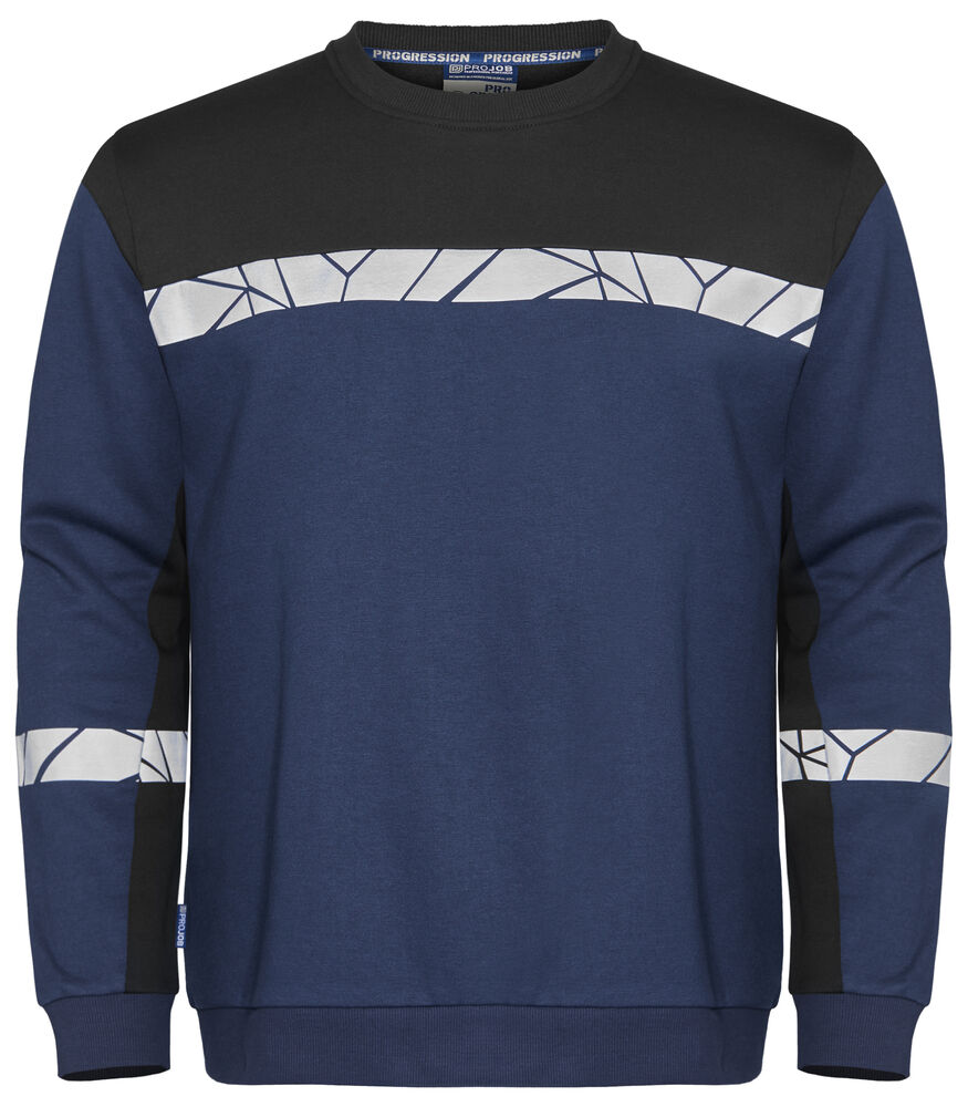 7101 Bluza z okrągłym dekoltem – NAVY/ BLACK