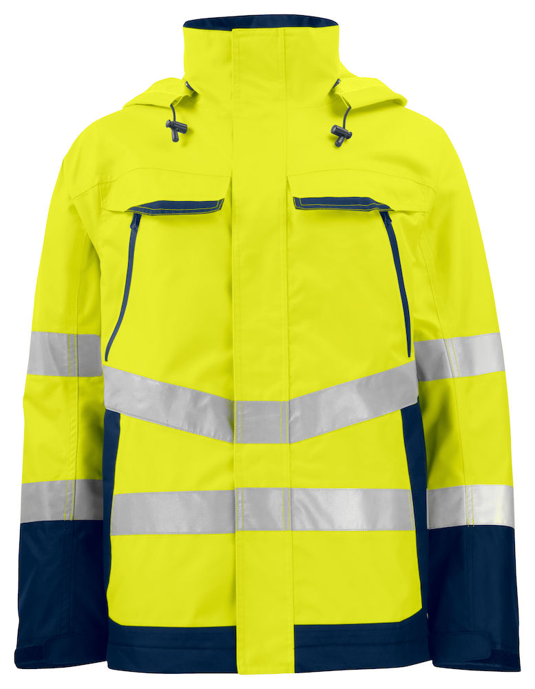 6440 FUNKCJONALNA KURTKA HV – YELLOW/ NAVY