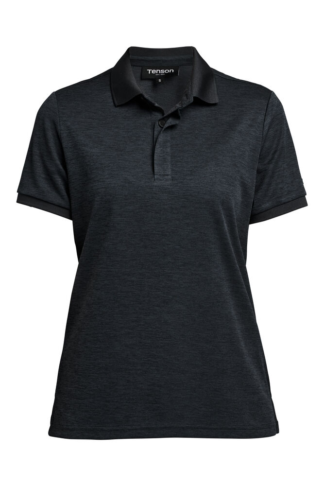 Koszulka polo Txlite Melange Woman 465018061 - Black