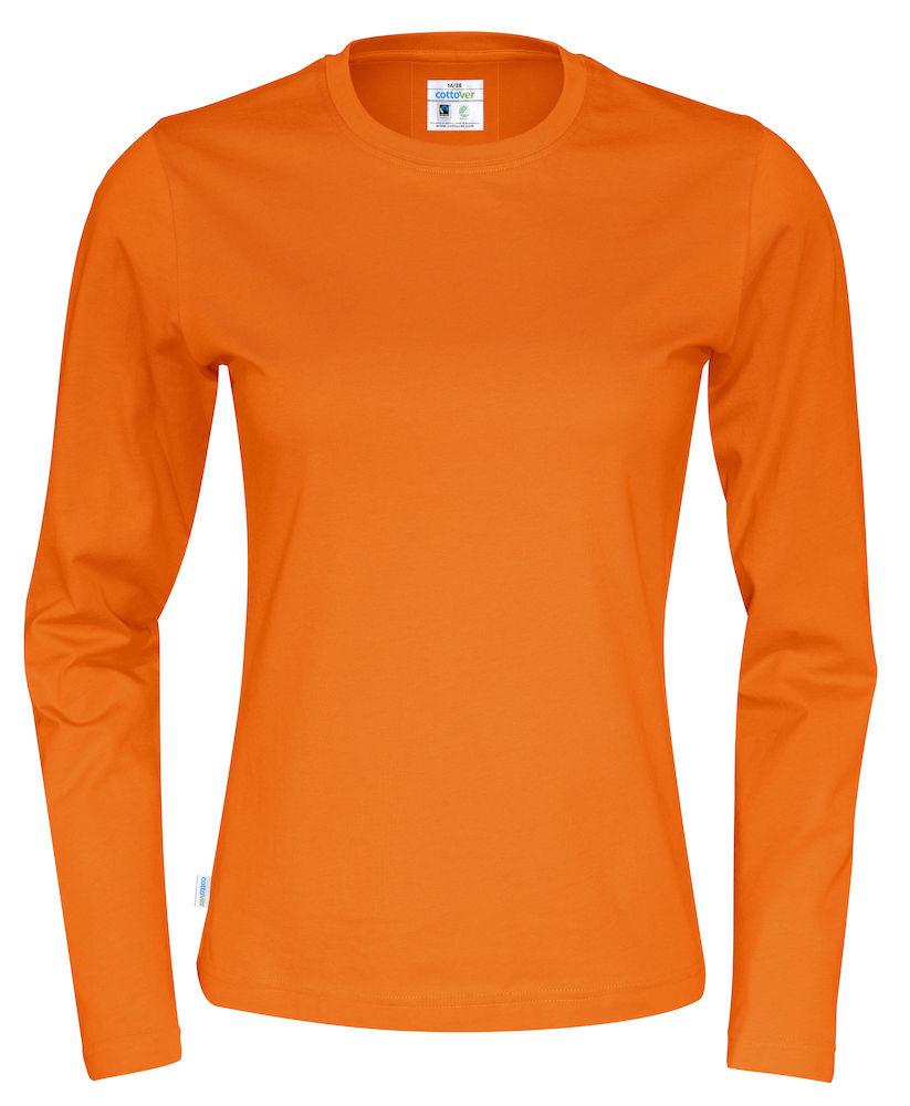 T-SHIRT LONG SLEEVE WOMAN – ORANGE