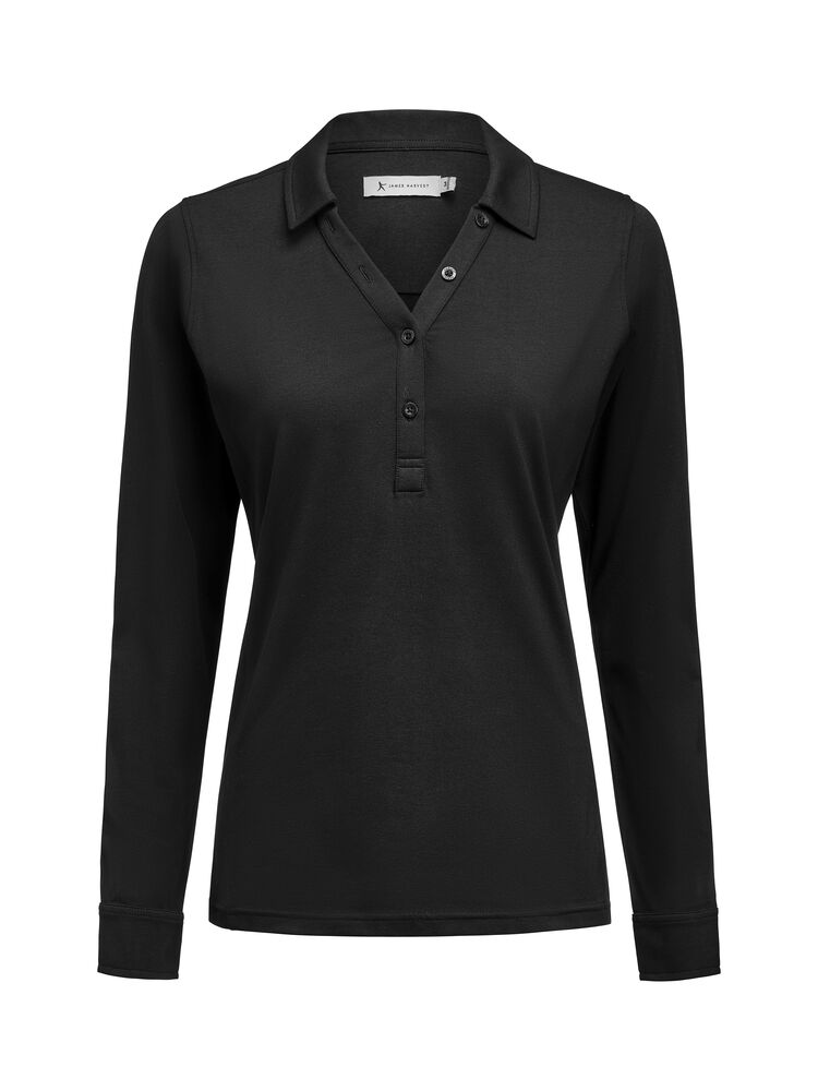 SUPREME POLO LS WOMAN – BLACK