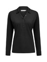 SUPREME POLO LS WOMAN – BLACK