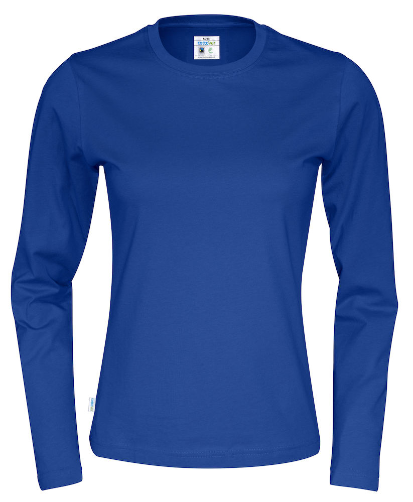 T-SHIRT LONG SLEEVE WOMAN – ROYAL BLUE