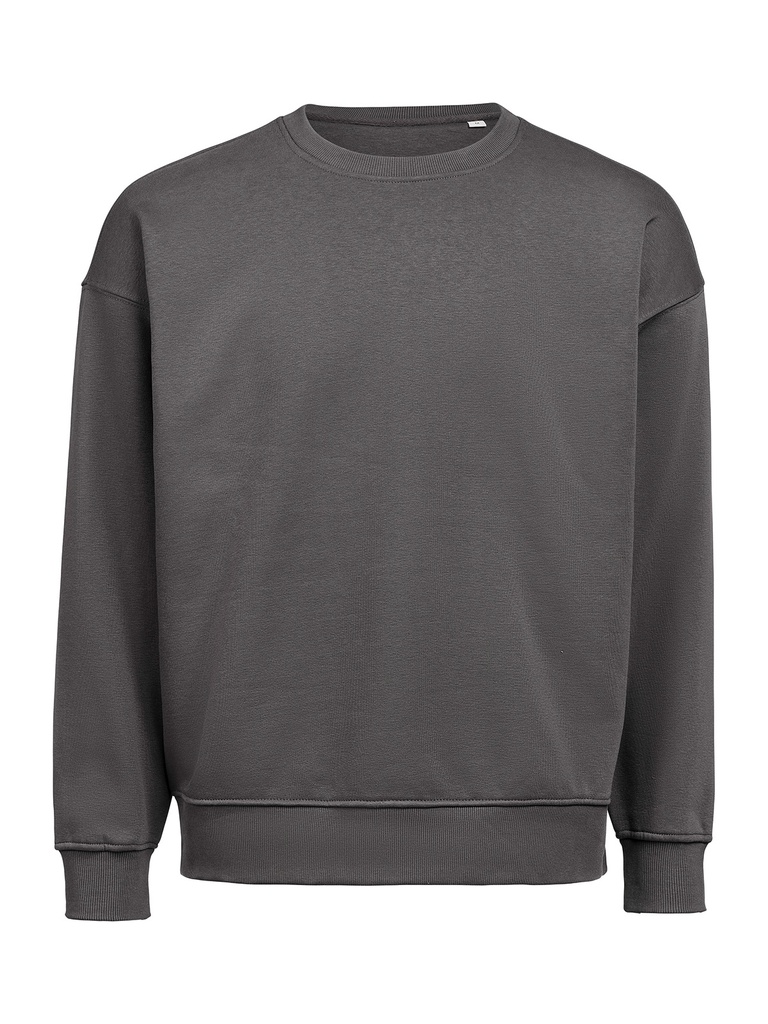 CREWNECK LOOSE FIT (OCS-RCS) – CHARCOAL