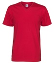 T-SHIRT V-NECK – RED
