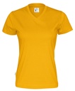 T-SHIRT V-NECK WOMAN – YELLOW