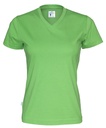 T-shirt V-Neck Woman 141021 - Green