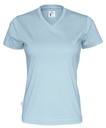 T-shirt V-Neck Woman 141021 - Sky Blue