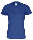 T-SHIRT V-NECK WOMAN – ROYAL BLUE