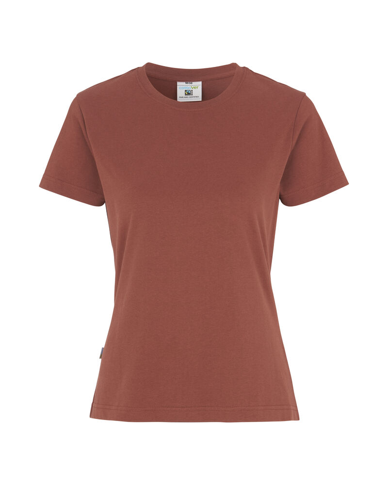 T-SHIRT WOMAN – RUST RED