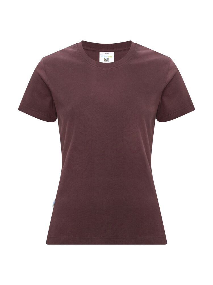 T-SHIRT WOMAN – BURGUNDY