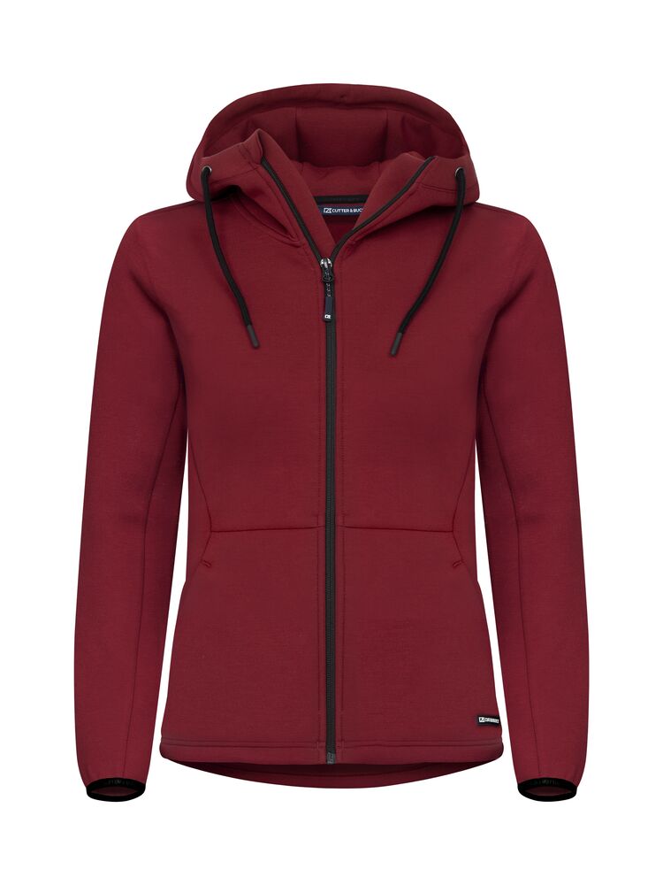 Bluza Pemberton Hood Fz Woman 358419 - Biking Red