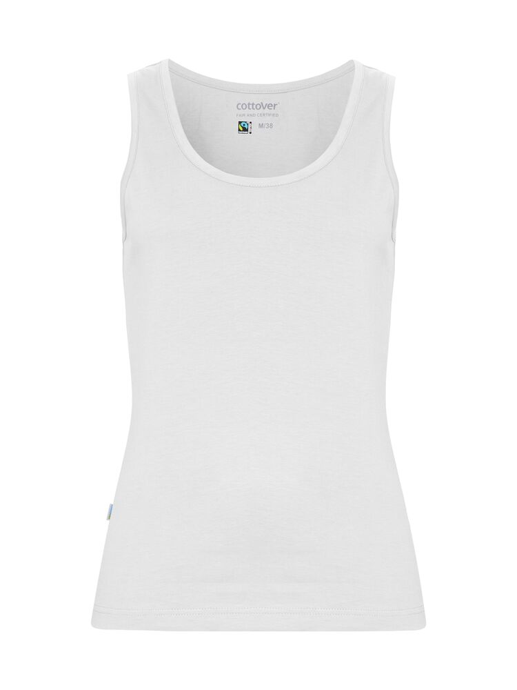 TANKTOP WOMAN (GOTS) – WHITE