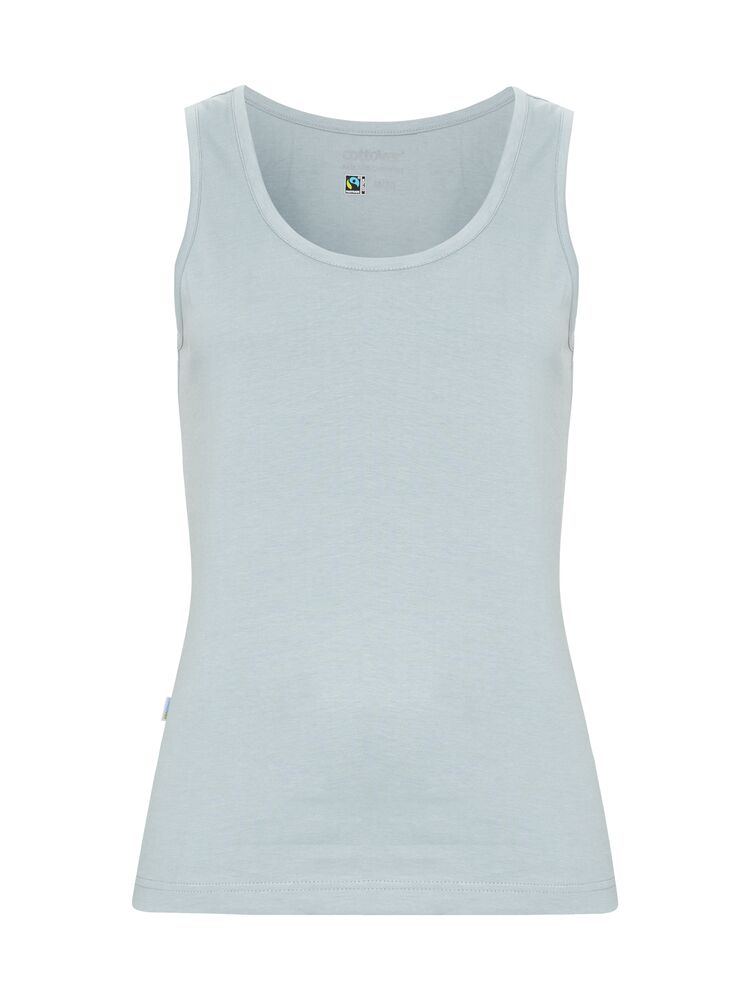 TANKTOP WOMAN (GOTS) – MISTY BLUE