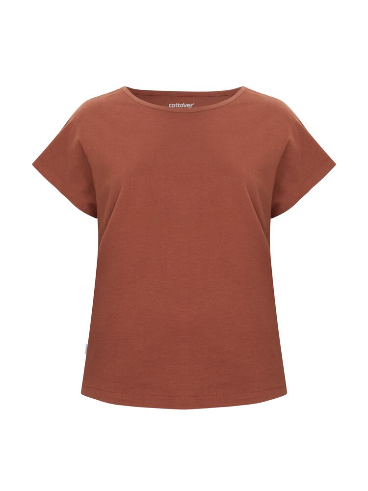 TOP WOMAN (GOTS) – RUST RED