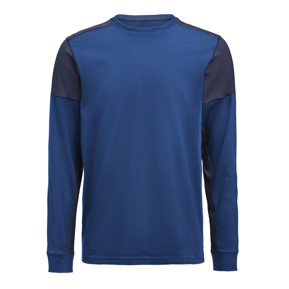 PRIME T L/S – COBALT/ NAVY