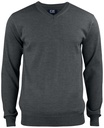 Sweter Everett V-Neck 355430 - Anthracite Melange