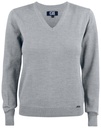 EVERETT V-NECK WOMAN – GREY MELANGE