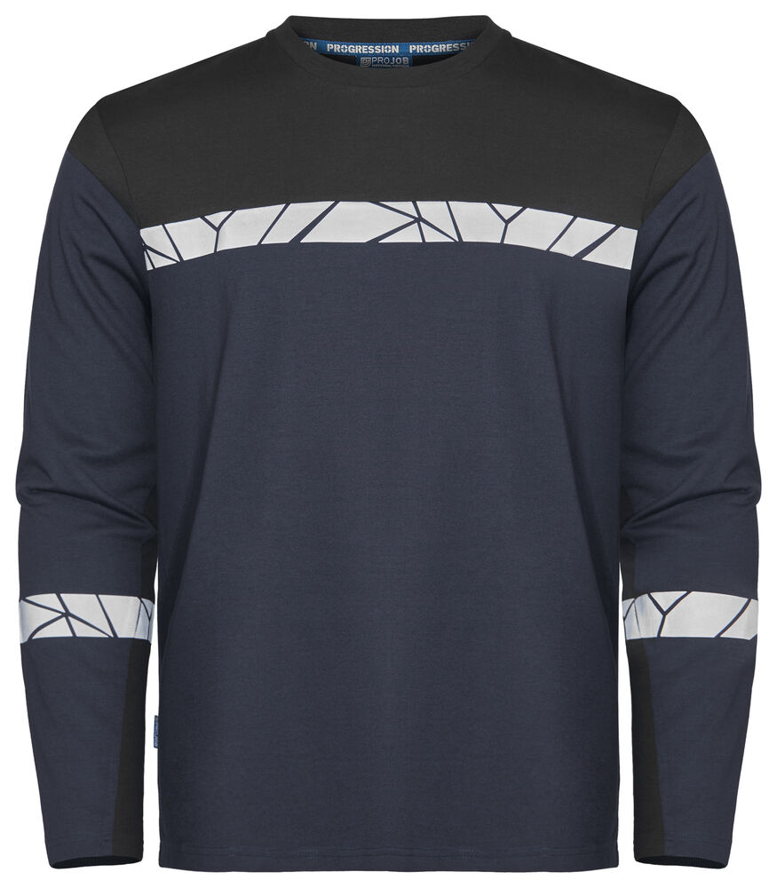 7002 T-shirt z długim rękawem – NAVY/ BLACK