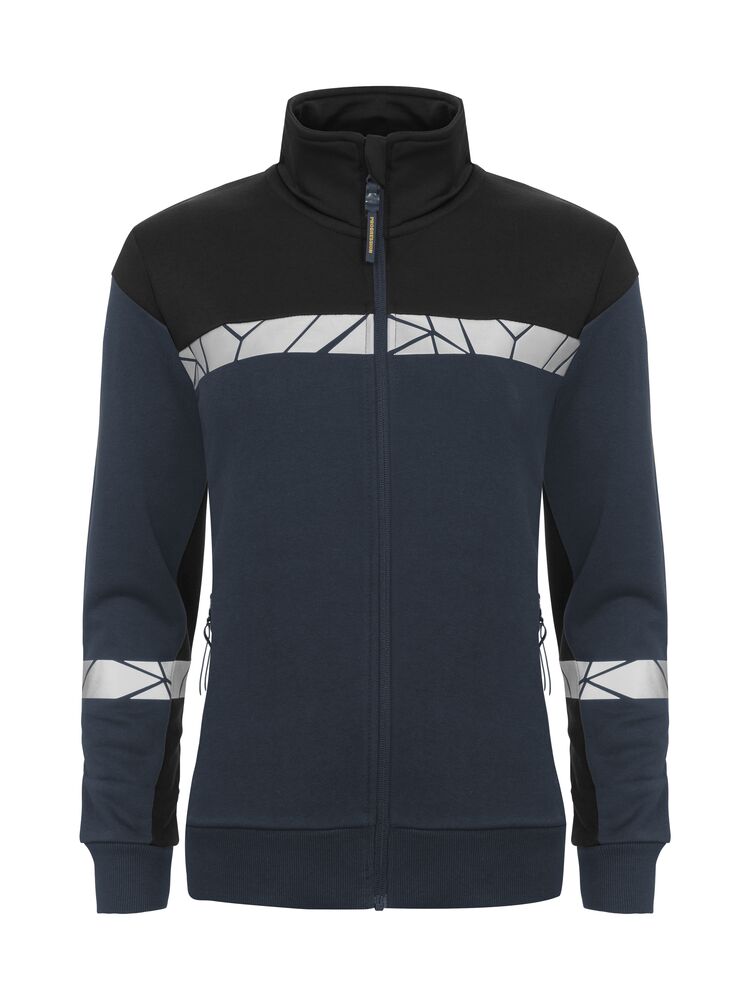Bluza robocza 7105 Damska bluza na zamek 647105 - Navy/ Black