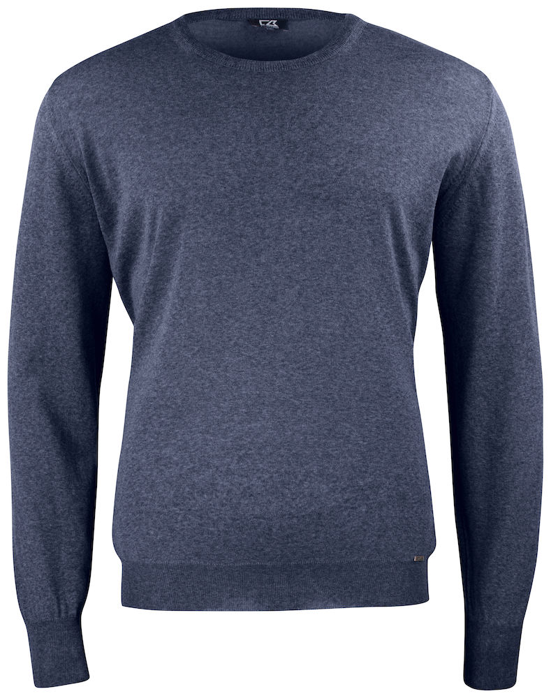 Sweter Kennewick Crewneck 355406 - Sea Blue Melange