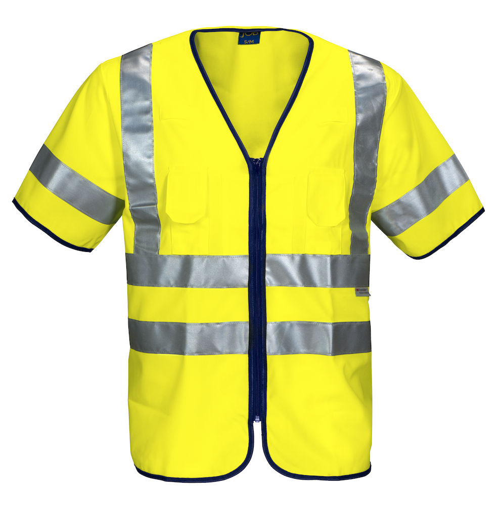 6707 KAMIZELKA KLASA 3 EN ISO 20471 – YELLOW/ NAVY