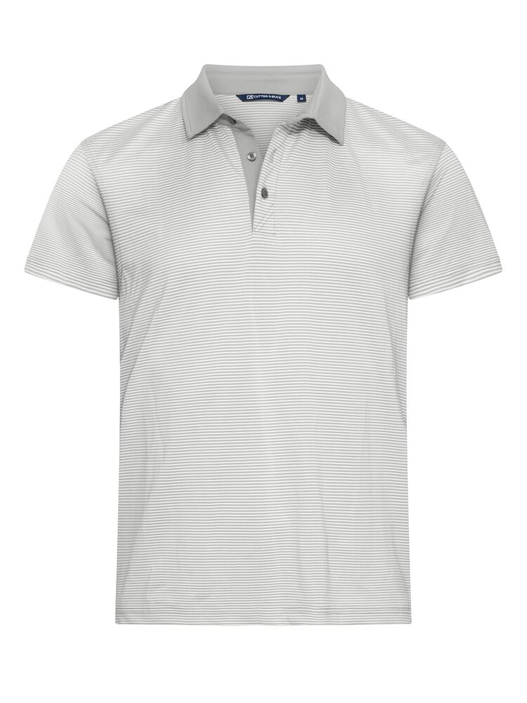 VIRTUE POLO STRIPES – SILVER