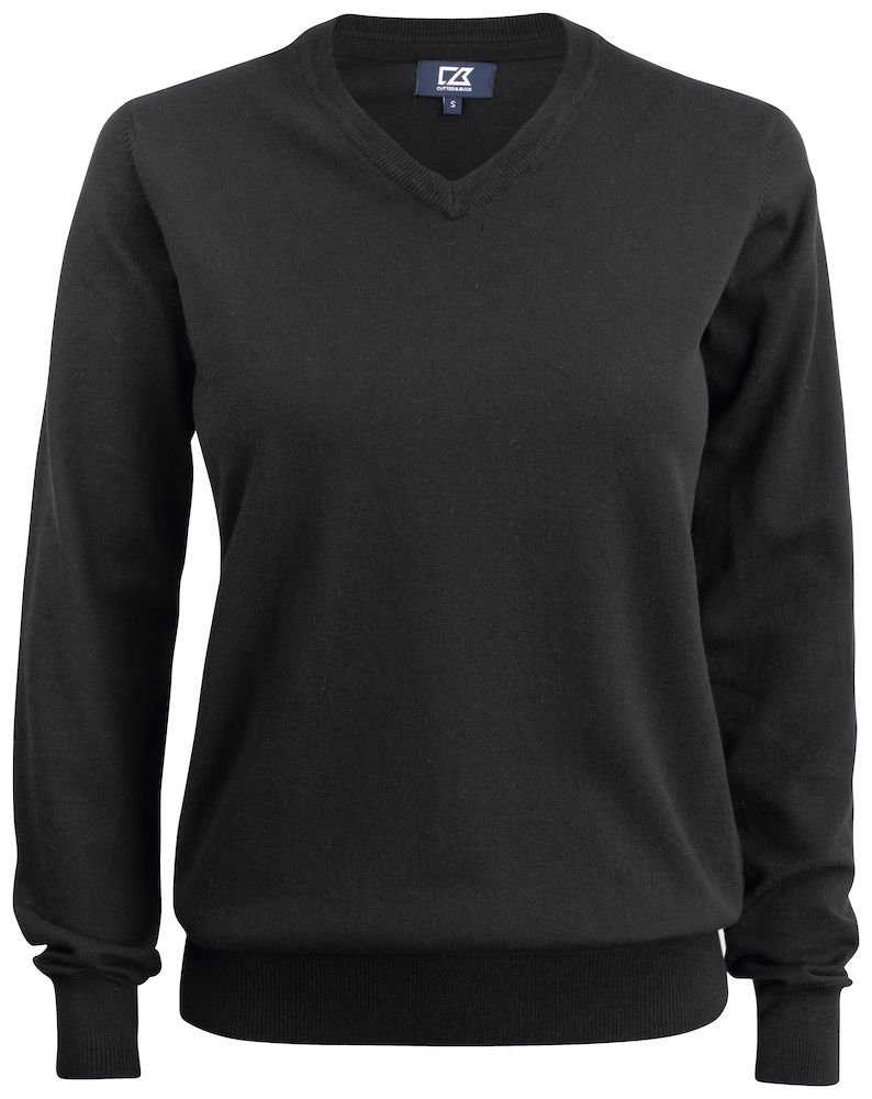 OAKVILLE V-NECK WOMAN – BLACK