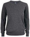 OAKVILLE CREWNECK WOMAN – ANTHRACITE MELANGE