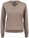 Sweter Oakville V-Neck Woman 355419 - Nougat Melange