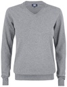OAKVILLE V-NECK WOMAN – GREY MELANGE