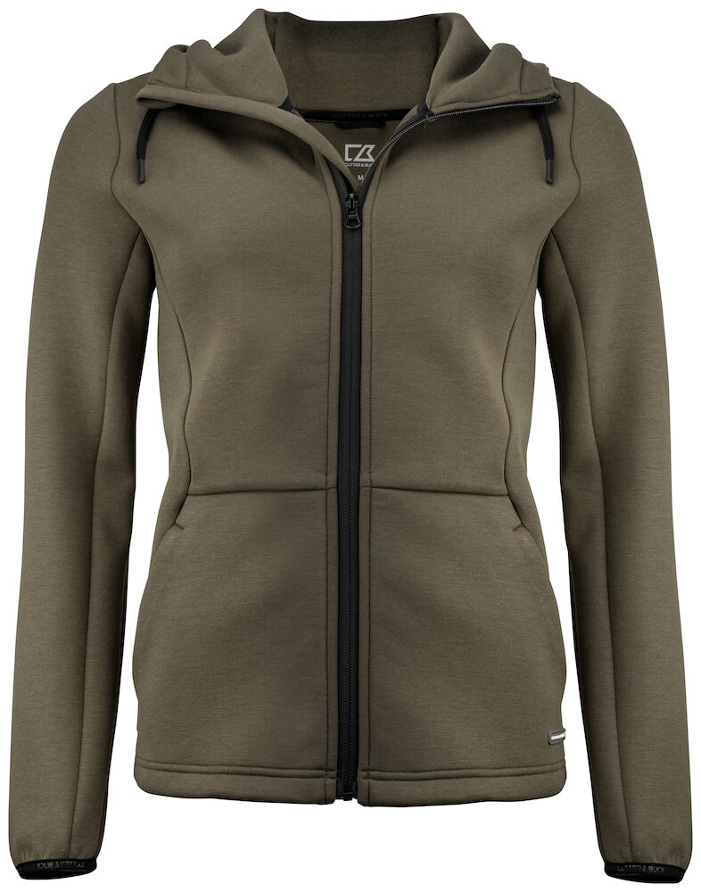 PEMBERTON HOOD FZ WOMAN – IVY GREEN