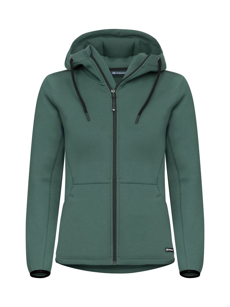PEMBERTON HOOD FZ WOMAN – PINE GREEN