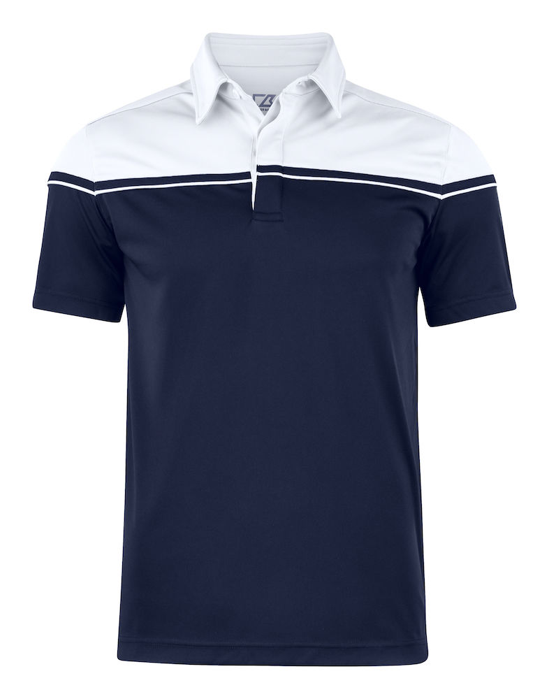 SEABECK POLO – DARK NAVY/WHITE