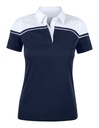 SEABECK POLO WOMAN – DARK NAVY/WHITE