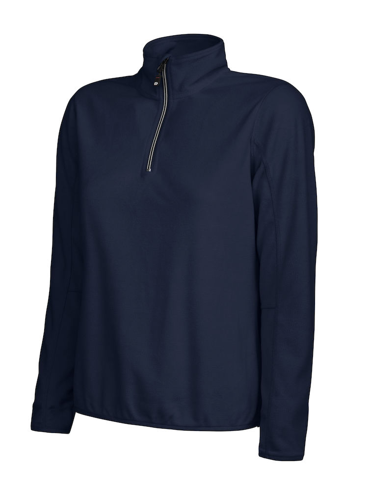Polar Melton Lady Half Zip 139045 - Navy